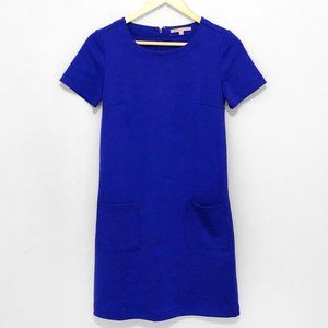 Gap Short Sleeve Cobalt Blue Work Dress XS Petite